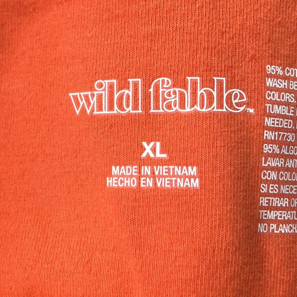 New Wild Fable Orange Tangerine Tye Dye Leggings XL - Picture 3 of 4